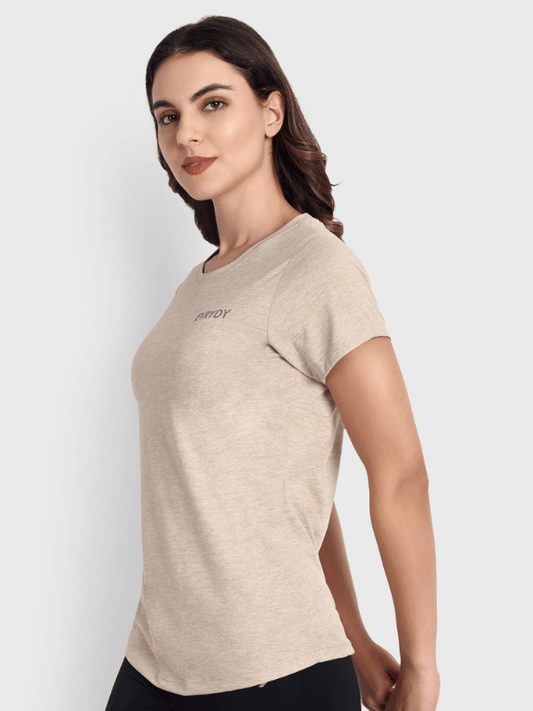 Women Essential Tees - Beige