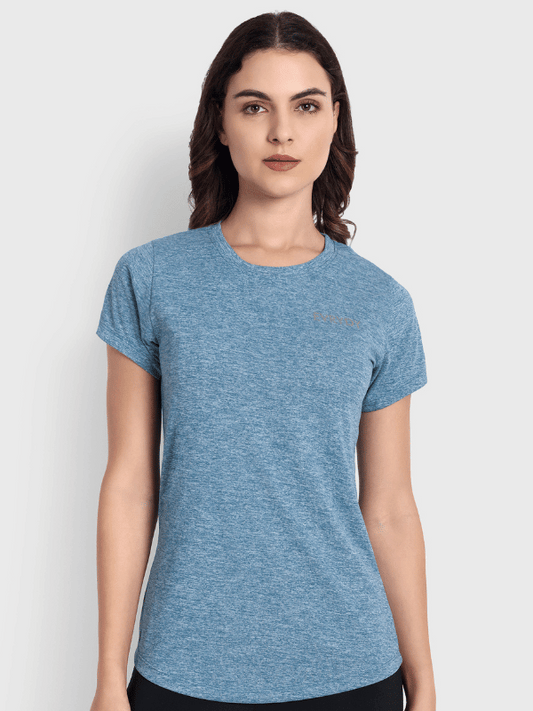 Women Essential Tees - Capri Blue