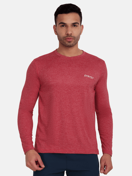 Essential Long Sleeves Tees - Classic Red
