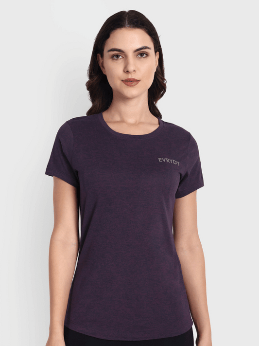 Women Essential Tees - Deep Purple