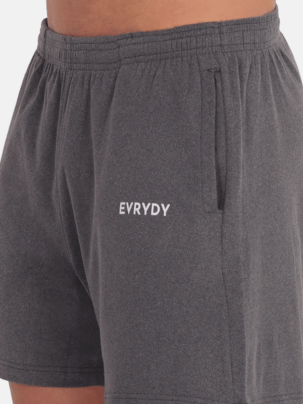 Essential Comfort Shorts - Heather Grey